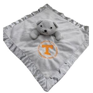 Baby Fanatic Tennessee Volunteers Bear Lovey Plush Security Blanket Gray Orange
